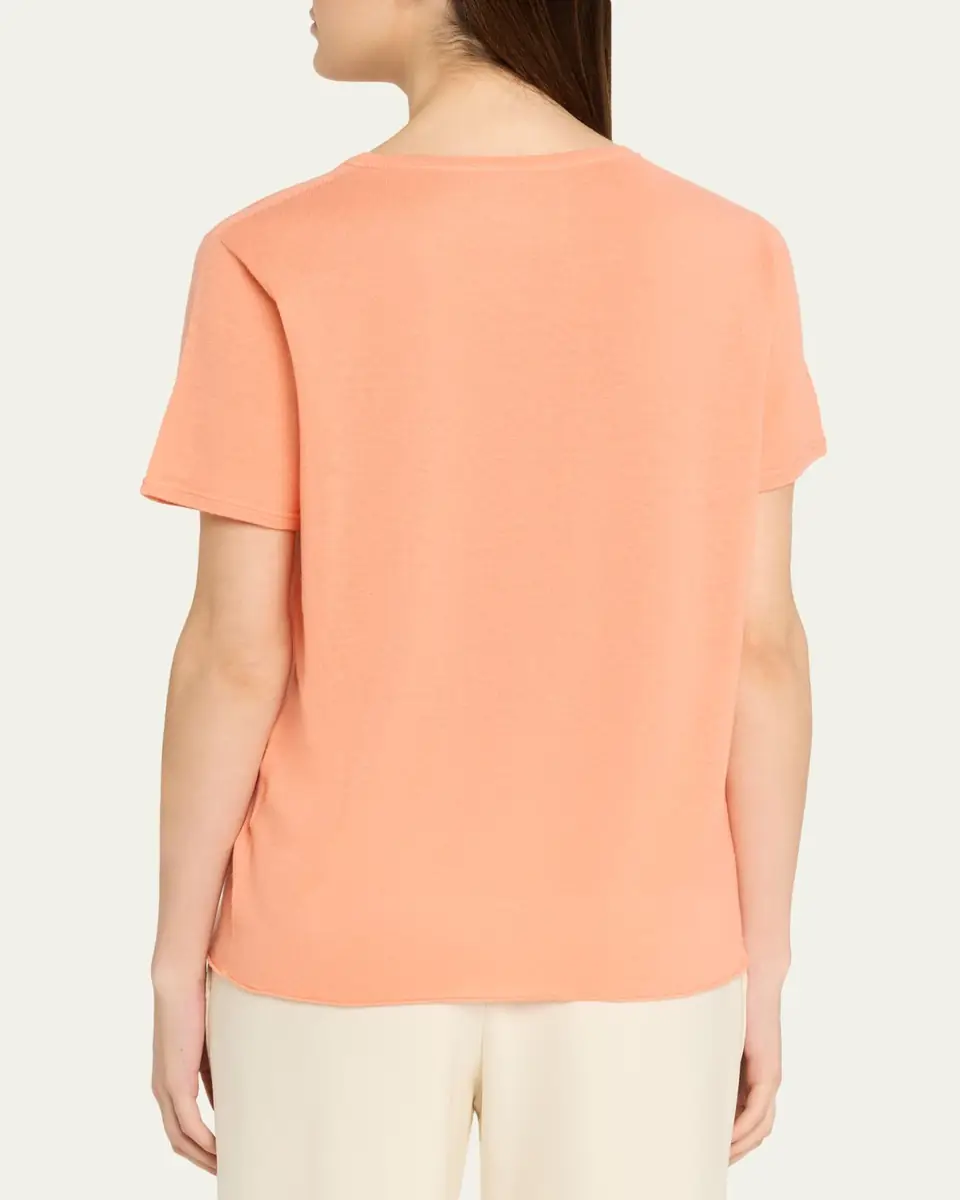 MAJESTIC FILATURES Machine Washable Cashmere Crewneck T-Shirt | Thumbnail 15 MAJESTIC FILATURES Machine Washable Cashmere Crewneck T-Shirt | Thumbnail 15