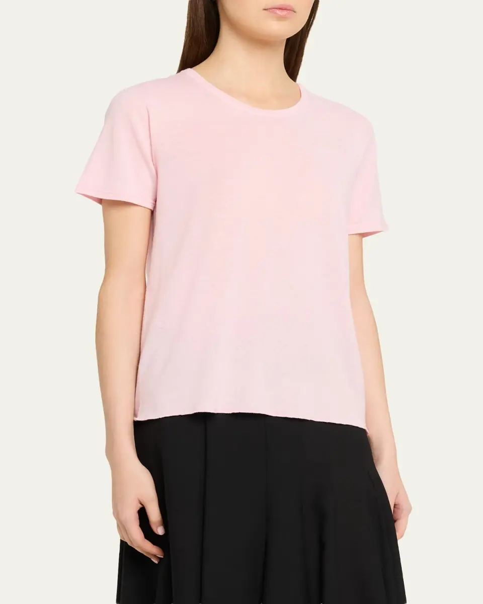 MAJESTIC FILATURES Machine Washable Cashmere Crewneck T-Shirt | Thumbnail 4 MAJESTIC FILATURES Machine Washable Cashmere Crewneck T-Shirt | Thumbnail 4