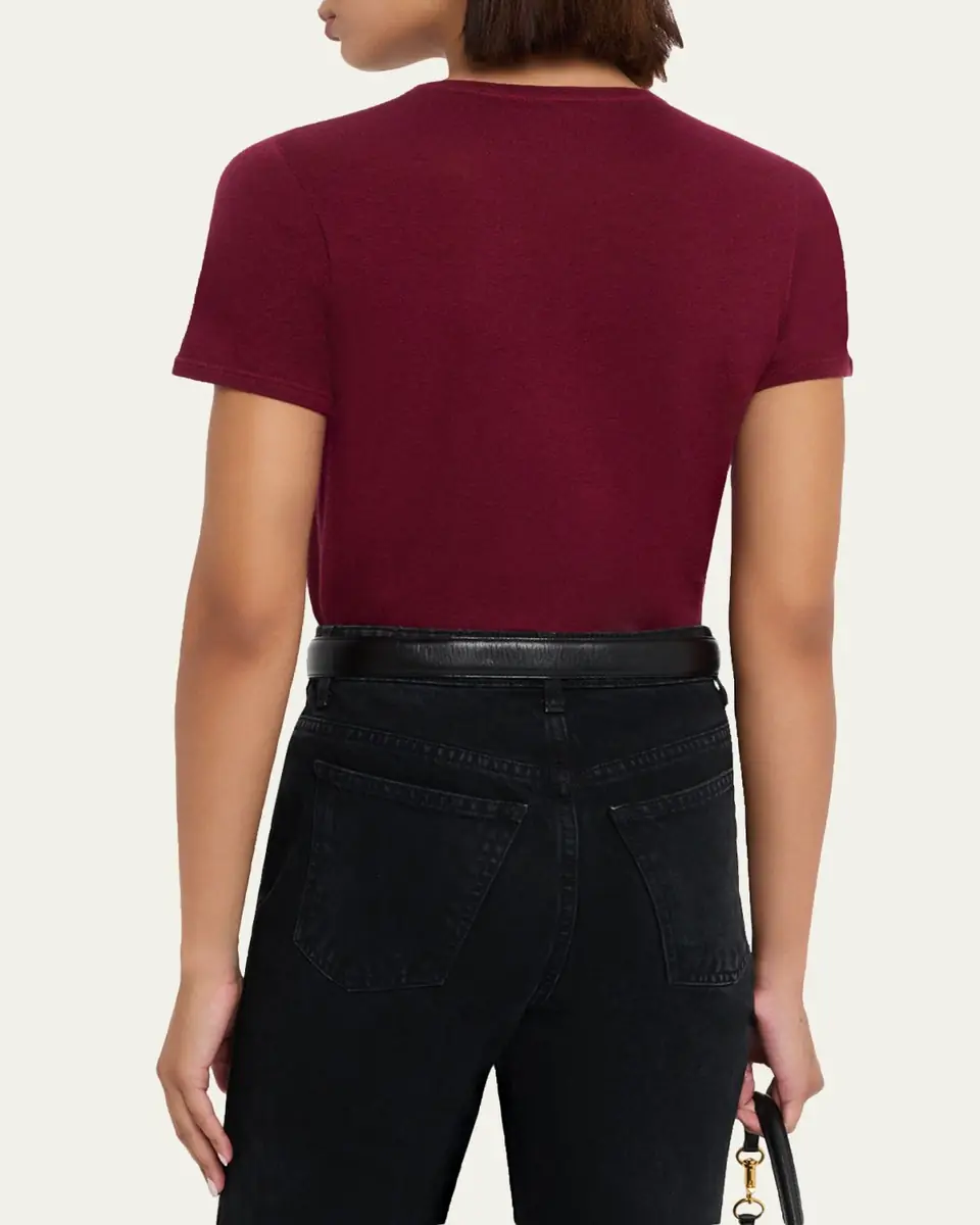 MAJESTIC FILATURES Machine Washable Cashmere Crewneck T-Shirt | Thumbnail 7 MAJESTIC FILATURES Machine Washable Cashmere Crewneck T-Shirt | Thumbnail 7