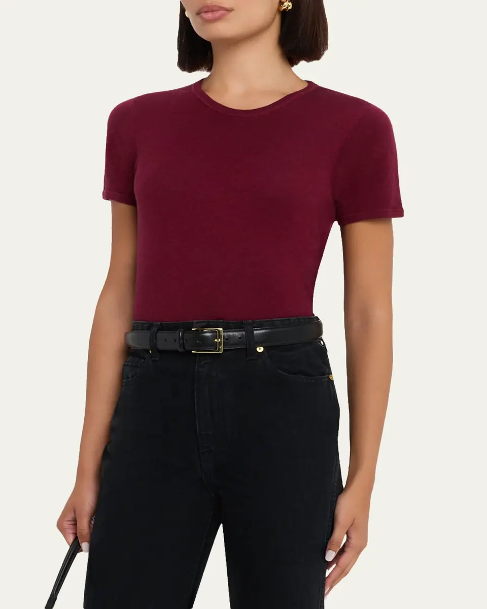 MAJESTIC FILATURES Machine Washable Cashmere Crewneck T-Shirt | Thumbnail 8 MAJESTIC FILATURES Machine Washable Cashmere Crewneck T-Shirt | Thumbnail 8