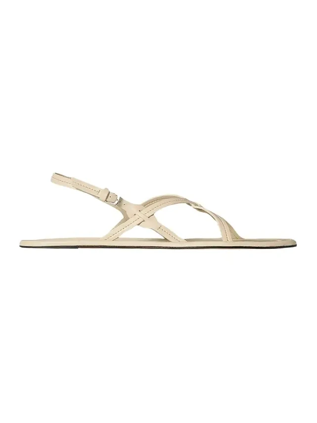 The Row Malick Strappy Leather Sandals