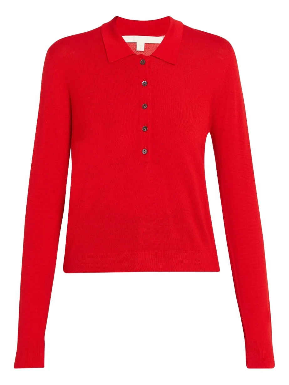 Dea Slim-Fit Wool Knit Polo