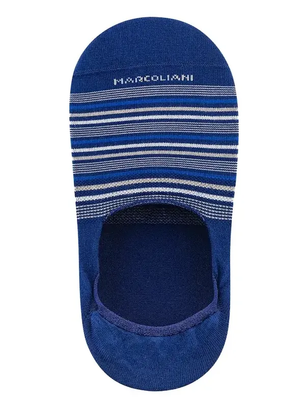 Men's Torino Stripe No-Show Socks Men's Torino Stripe No-Show Socks