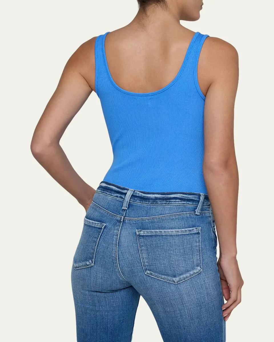 L'Agence Nica Scoop-Neck Tank Bodysuit | Thumbnail 7