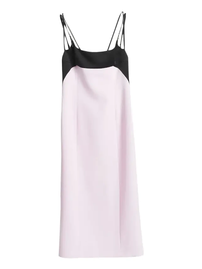 Tom Ford Strappy Silk Crepe Midi Dress