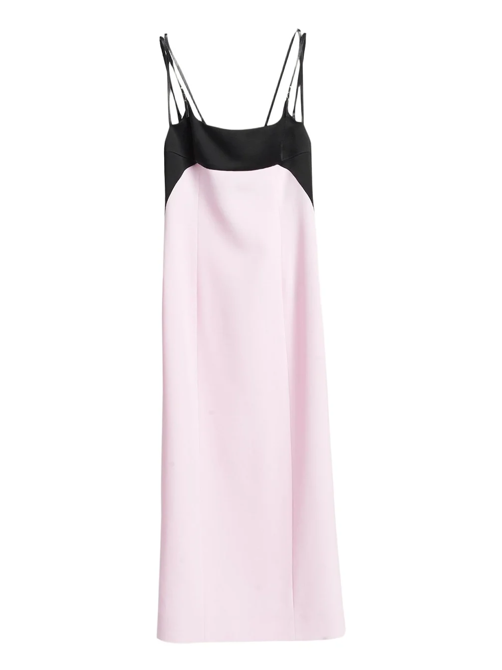 Strappy Silk Crepe Midi Dress Strappy Silk Crepe Midi Dress