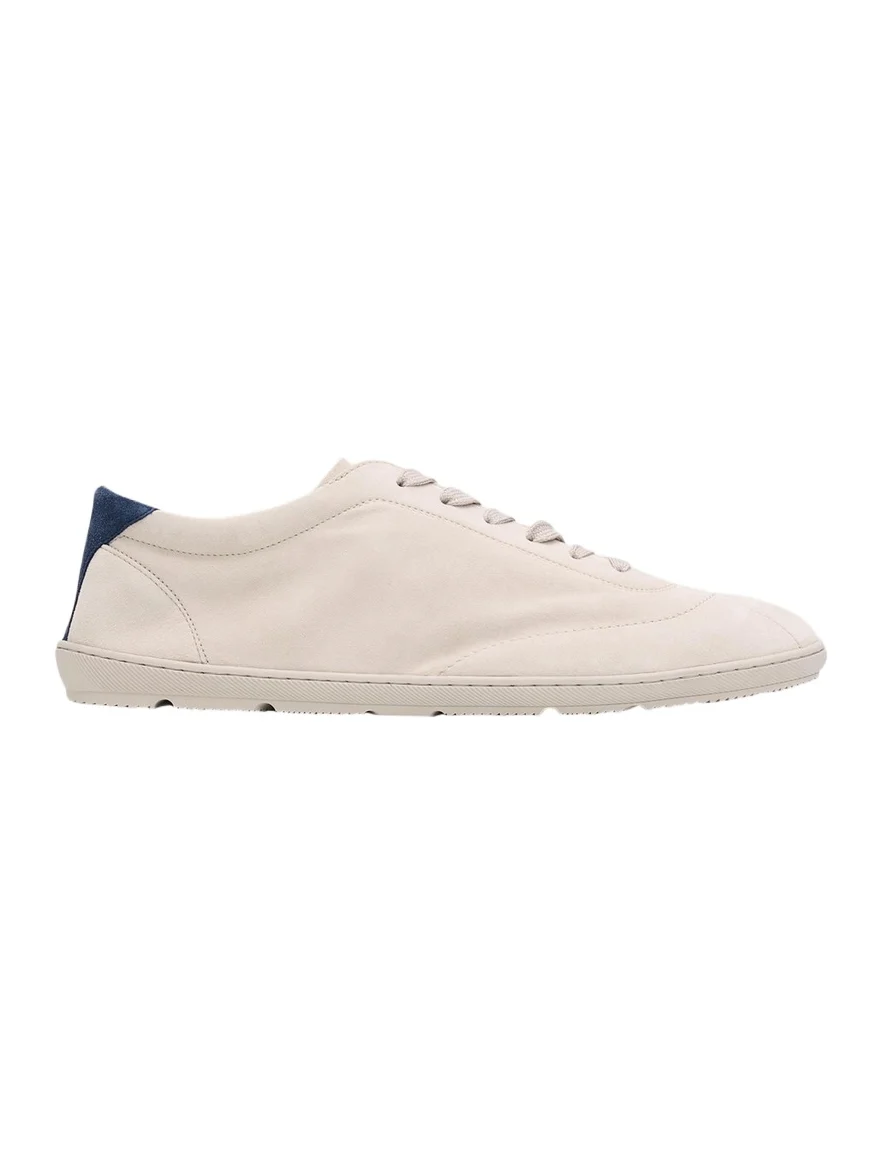 Brunello Cucinelli Men's Suede T-Toe Low-Top Sneakers