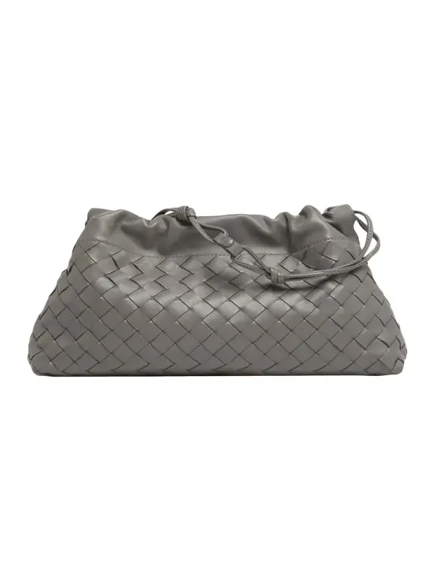 Bottega Veneta Dustbag Notte Leather Shoulder Bag