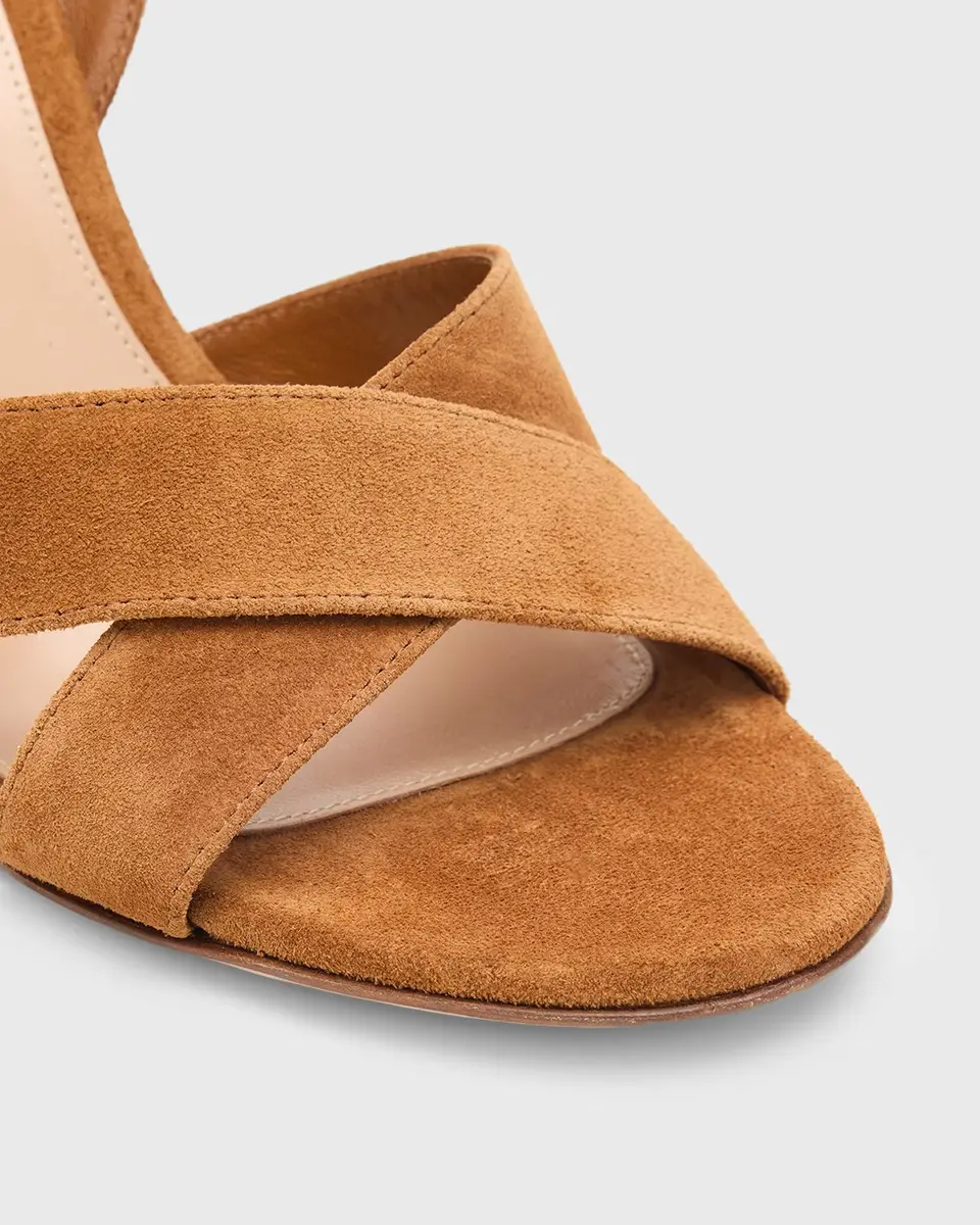 Gianvito Rossi 85mm Suede Ankle-Strap Sandals | Thumbnail 2