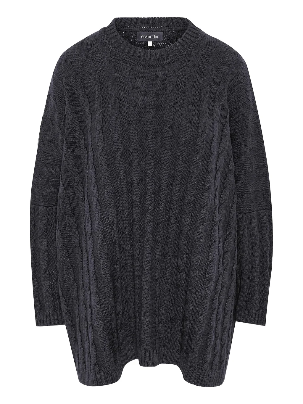 Round Neck Sweater - Long Length Round Neck Sweater - Long Length