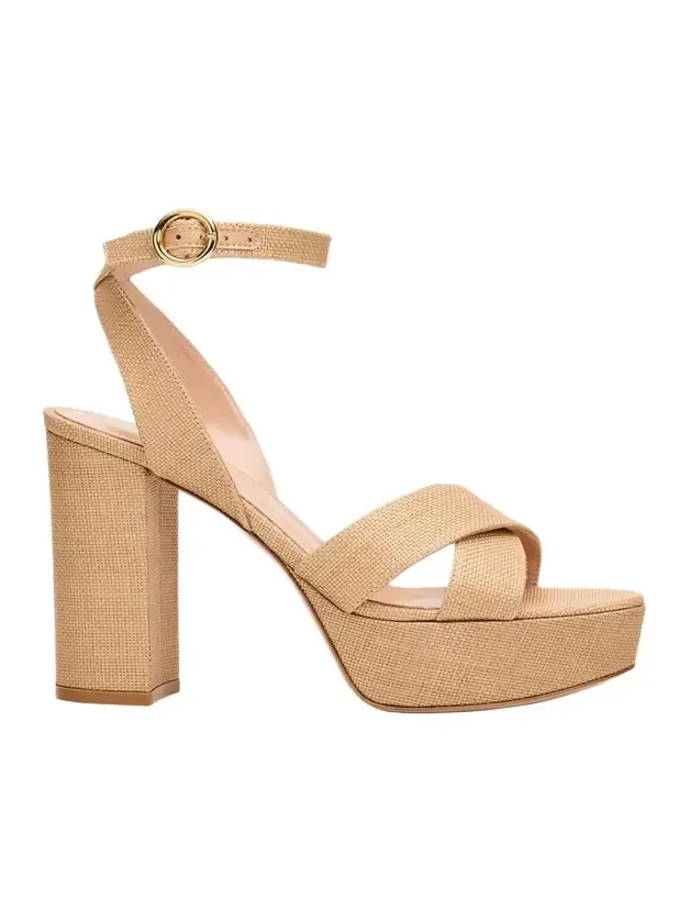 70mm Raffia Platform Sandals 70mm Raffia Platform Sandals