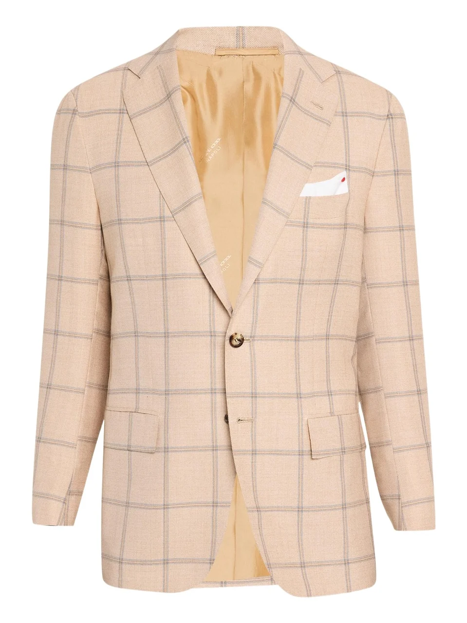 Men's Windowpane Cashmere Single-Breasted Sport Coat Men's Windowpane Cashmere Single-Breasted Sport Coat
