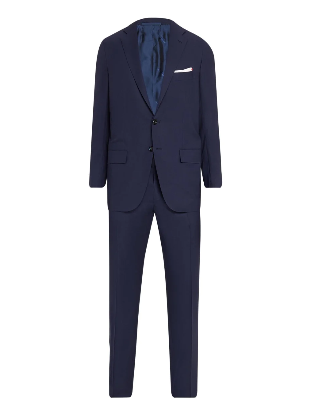 Kiton Men's Mini-Check Wool Modern Fit Two-Piece Suit