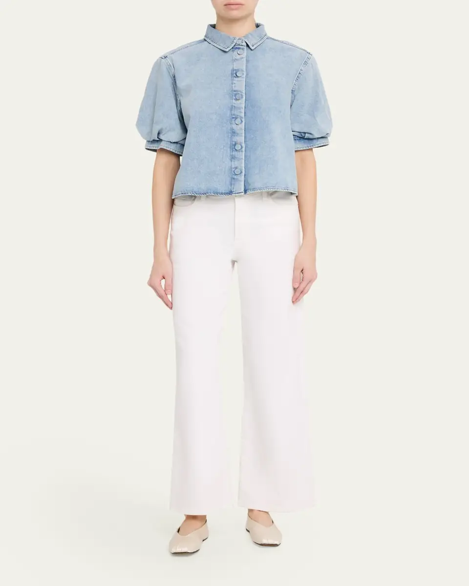 Frame The Billow Sleeve Top | Thumbnail 2 Frame The Billow Sleeve Top | Thumbnail 2
