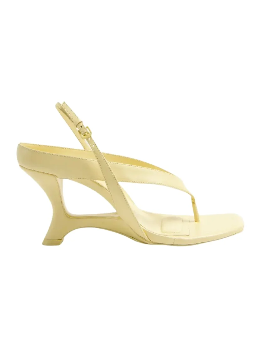 Darya Leather Wedge Thong Sandals Darya Leather Wedge Thong Sandals