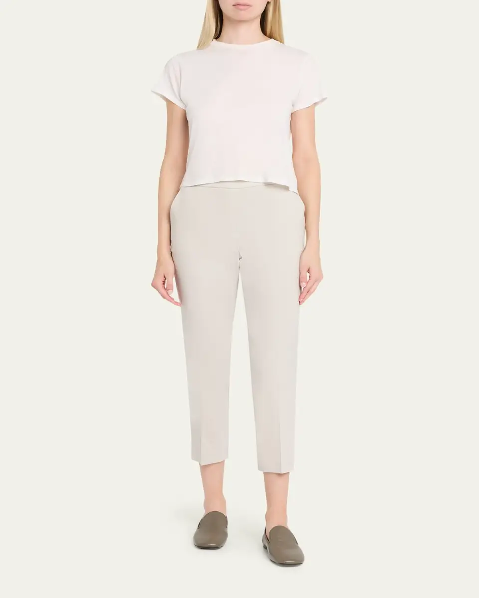 Theory Treeca Good Linen Cropped Pull-On Ankle Pants | Thumbnail 6 Theory Treeca Good Linen Cropped Pull-On Ankle Pants | Thumbnail 6