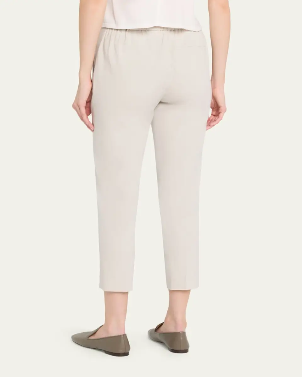 Theory Treeca Good Linen Cropped Pull-On Ankle Pants | Thumbnail 7 Theory Treeca Good Linen Cropped Pull-On Ankle Pants | Thumbnail 7