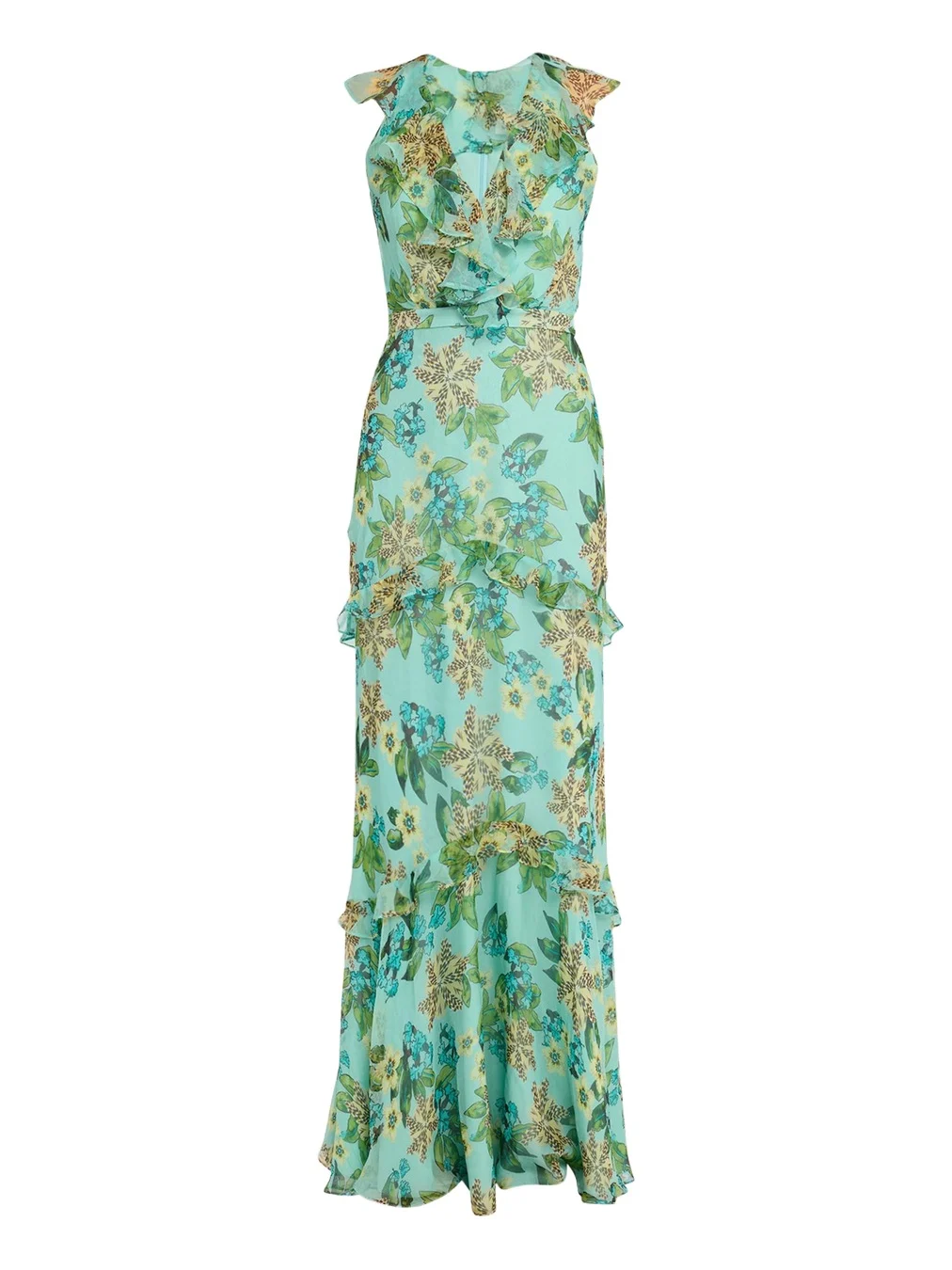 Rita Floral Sleeveless Ruffle Dress Rita Floral Sleeveless Ruffle Dress