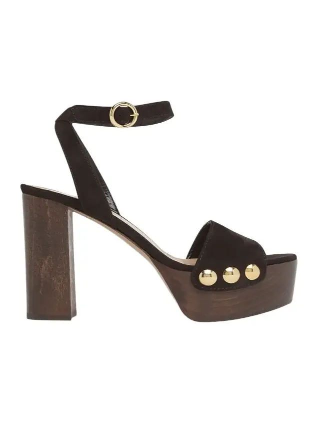 70mm Suede Platform Sandals