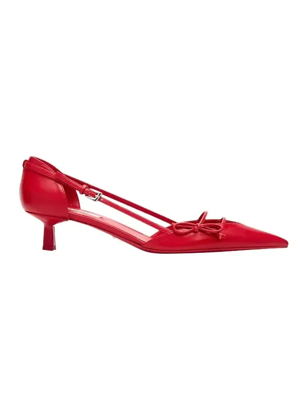 45mm Leather Bow Pumps 45mm Leather Bow Pumps