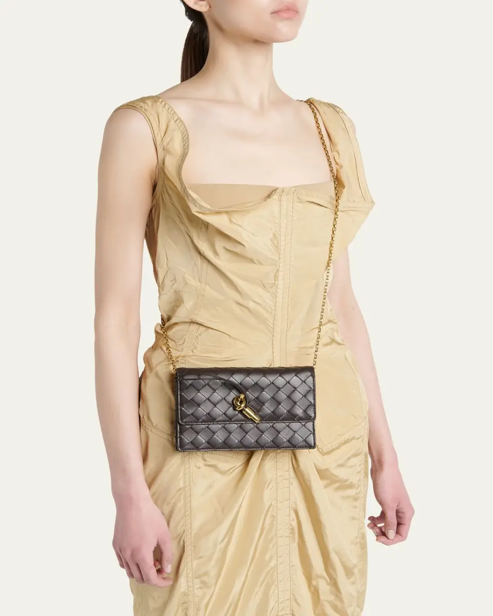 Bottega Veneta Andiamo Leather Chain Pouch Bag | Thumbnail 2 Bottega Veneta Andiamo Leather Chain Pouch Bag | Thumbnail 2