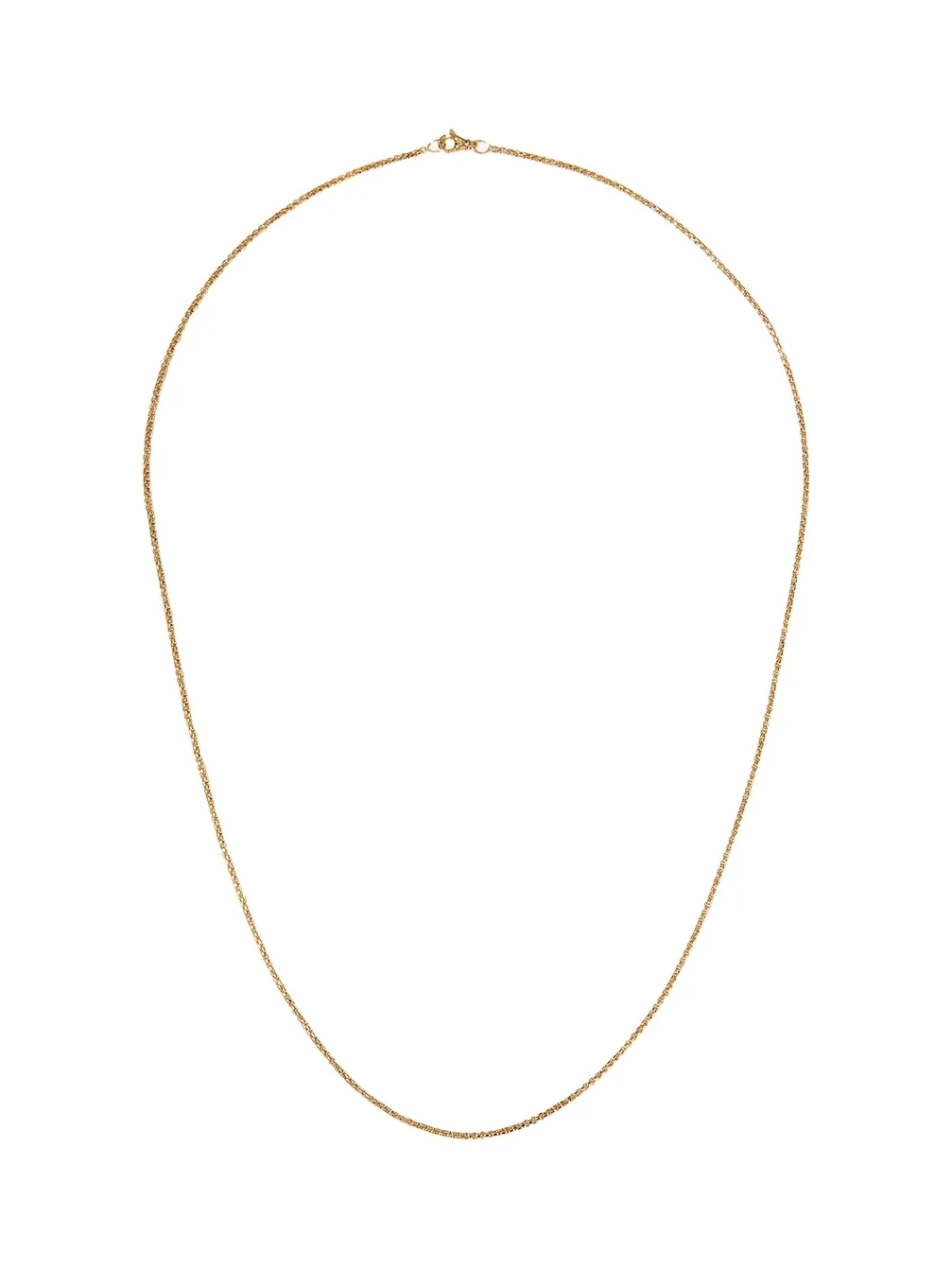 Men's Box Chain Necklace in 18K Gold, 1.7mm, 24"L Men's Box Chain Necklace in 18K Gold, 1.7mm, 24"L