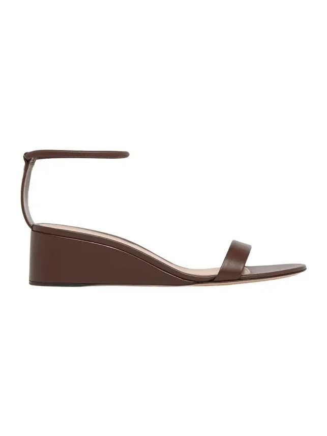 45mm Nappa Leather Wedge Sandals 45mm Nappa Leather Wedge Sandals