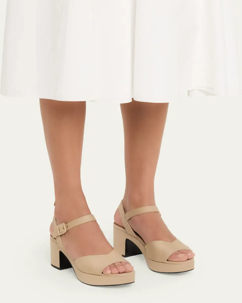 Prada 65mm Canvas Platform Sandals | Thumbnail 2 Prada 65mm Canvas Platform Sandals | Thumbnail 2