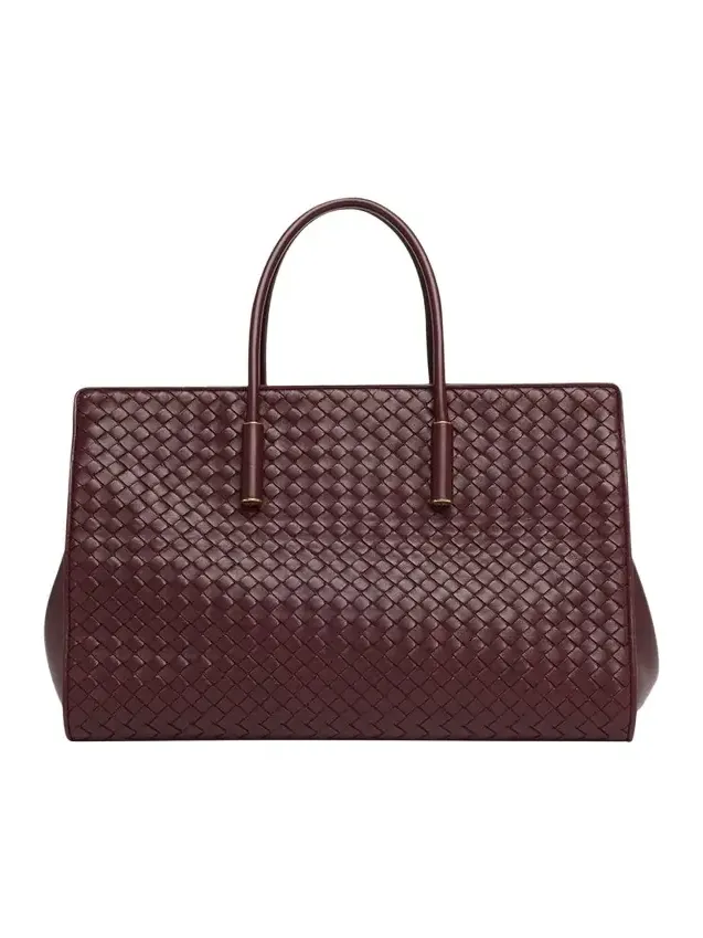 Barbara Medium Leather Tote Bag