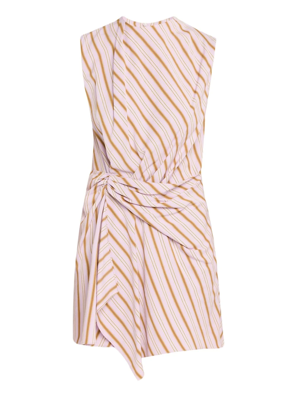 Dion Stripe Draped Mini Dress Dion Stripe Draped Mini Dress