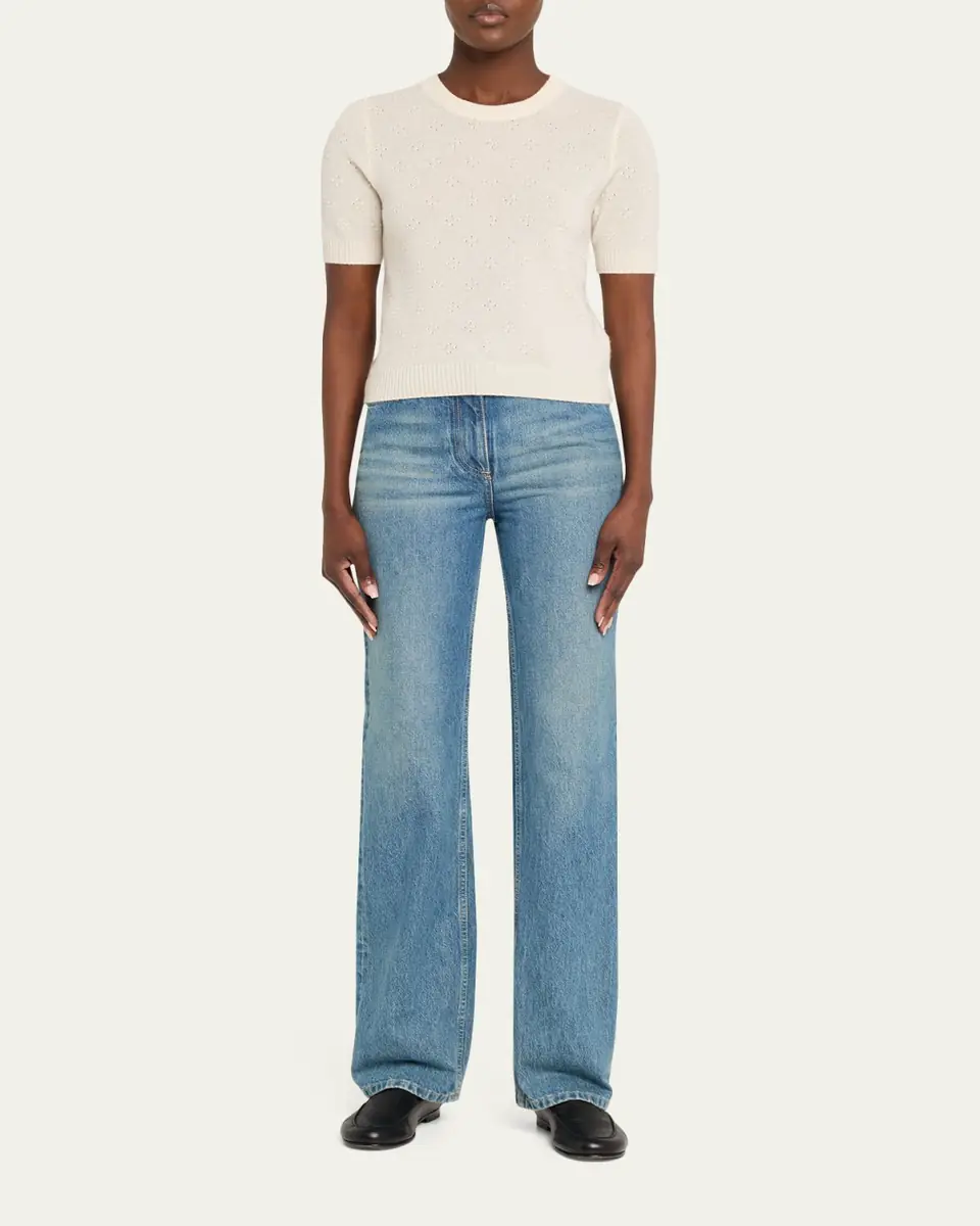 Guest In Residence Compass Cashmere Sweater Tee | Thumbnail 2 Guest In Residence Compass Cashmere Sweater Tee | Thumbnail 2