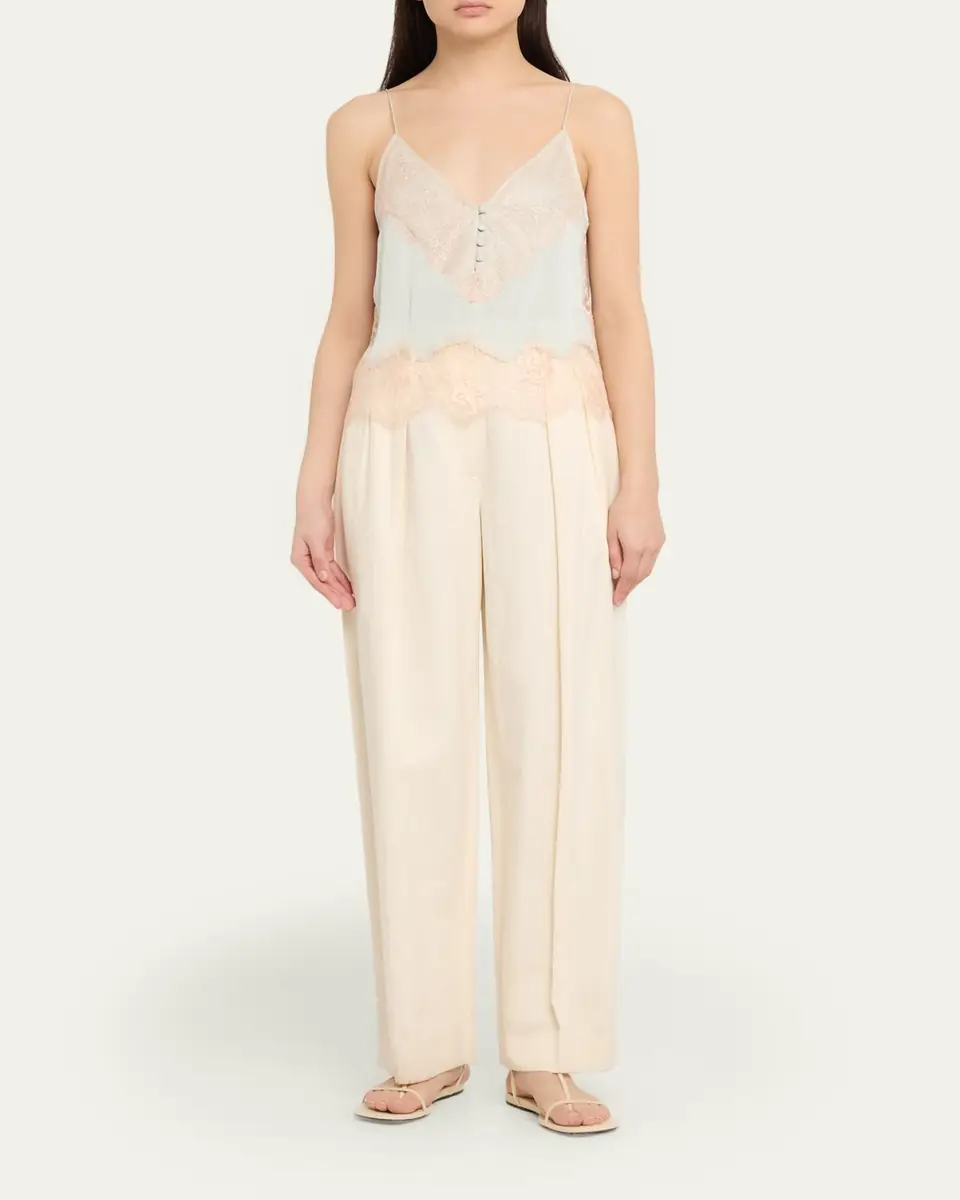 Ronny Kobo Suraiya Lace-Trim Cami Top | Thumbnail 2