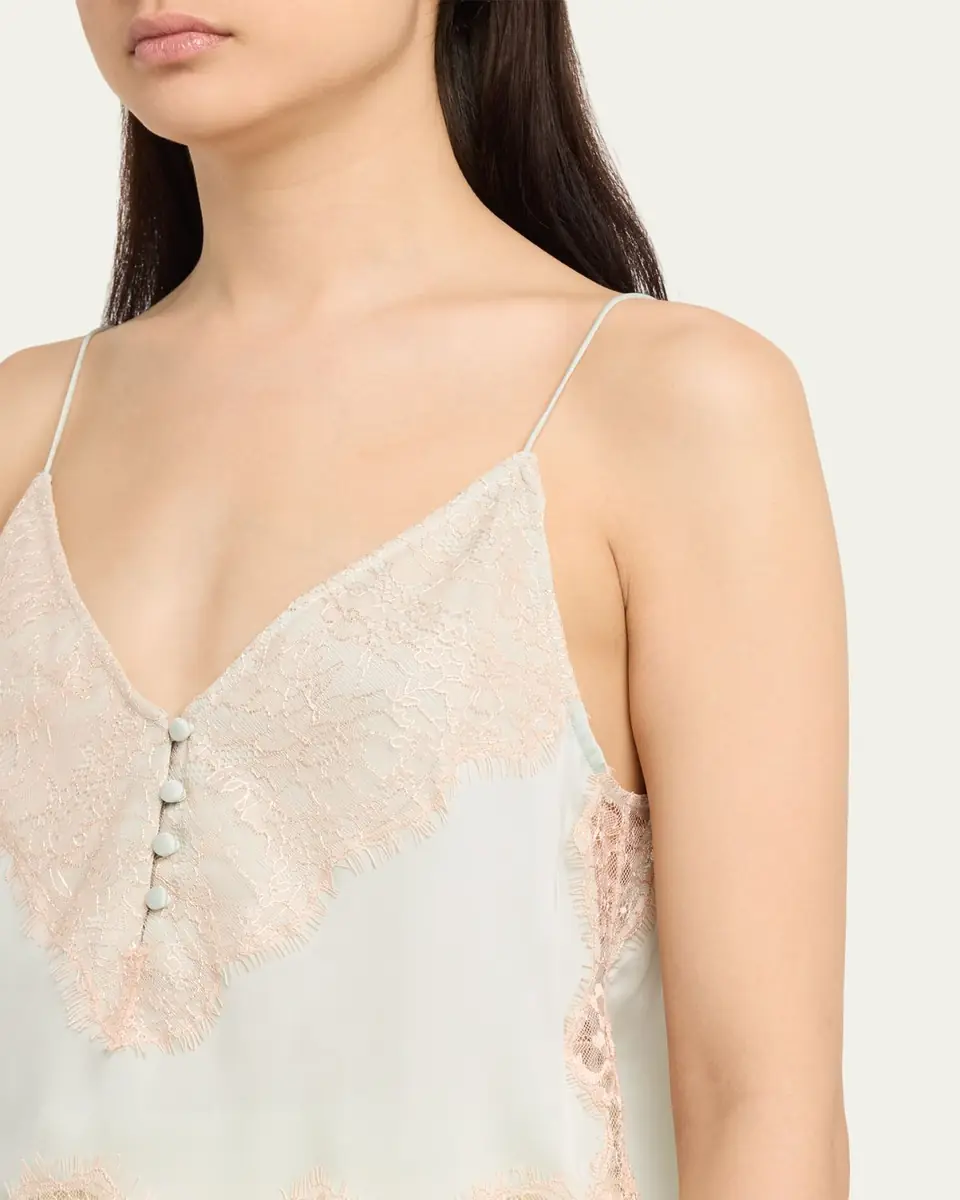 Ronny Kobo Suraiya Lace-Trim Cami Top | Thumbnail 5