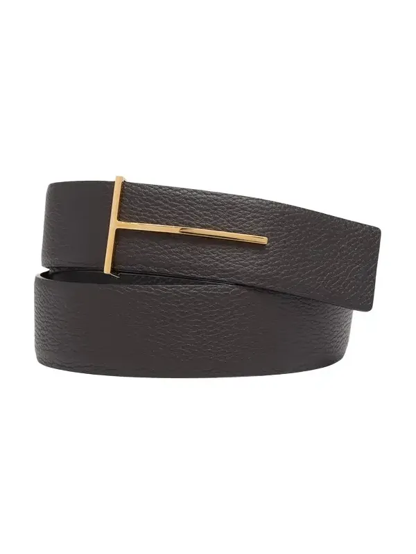 Men's Reversible Leather T-Buckle Belt Men's Reversible Leather T-Buckle Belt