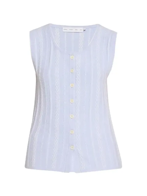 Alyna Textured Knit Vest