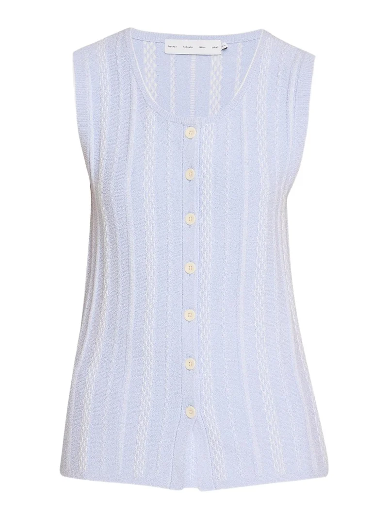 Proenza Schouler White Label Alyna Textured Knit Vest