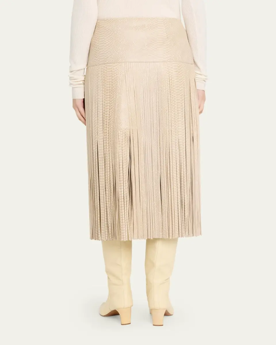 Kobi Halperin Parker Leather Fringe Skirt | Thumbnail 3 Kobi Halperin Parker Leather Fringe Skirt | Thumbnail 3