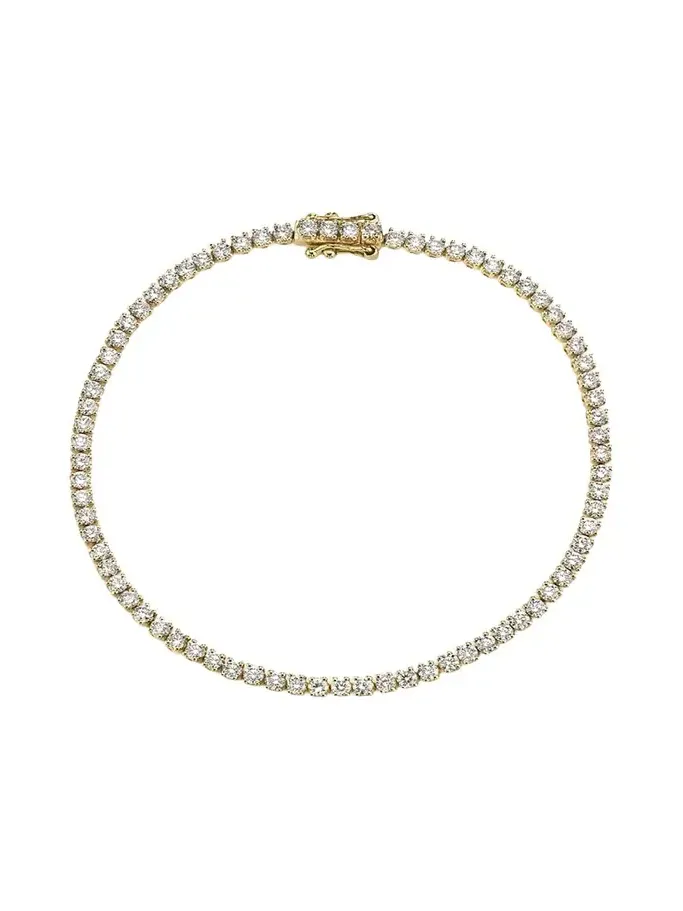 18k Yellow Gold Diamond Hepburn Bracelet 18k Yellow Gold Diamond Hepburn Bracelet