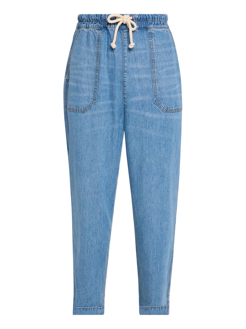 Men's Wide-Leg Drawstring Trousers Men's Wide-Leg Drawstring Trousers