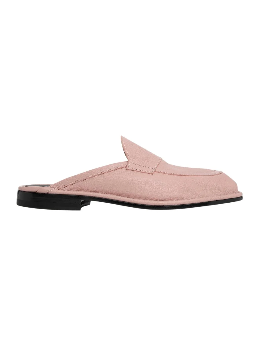 Noto Leather Loafer Mules
