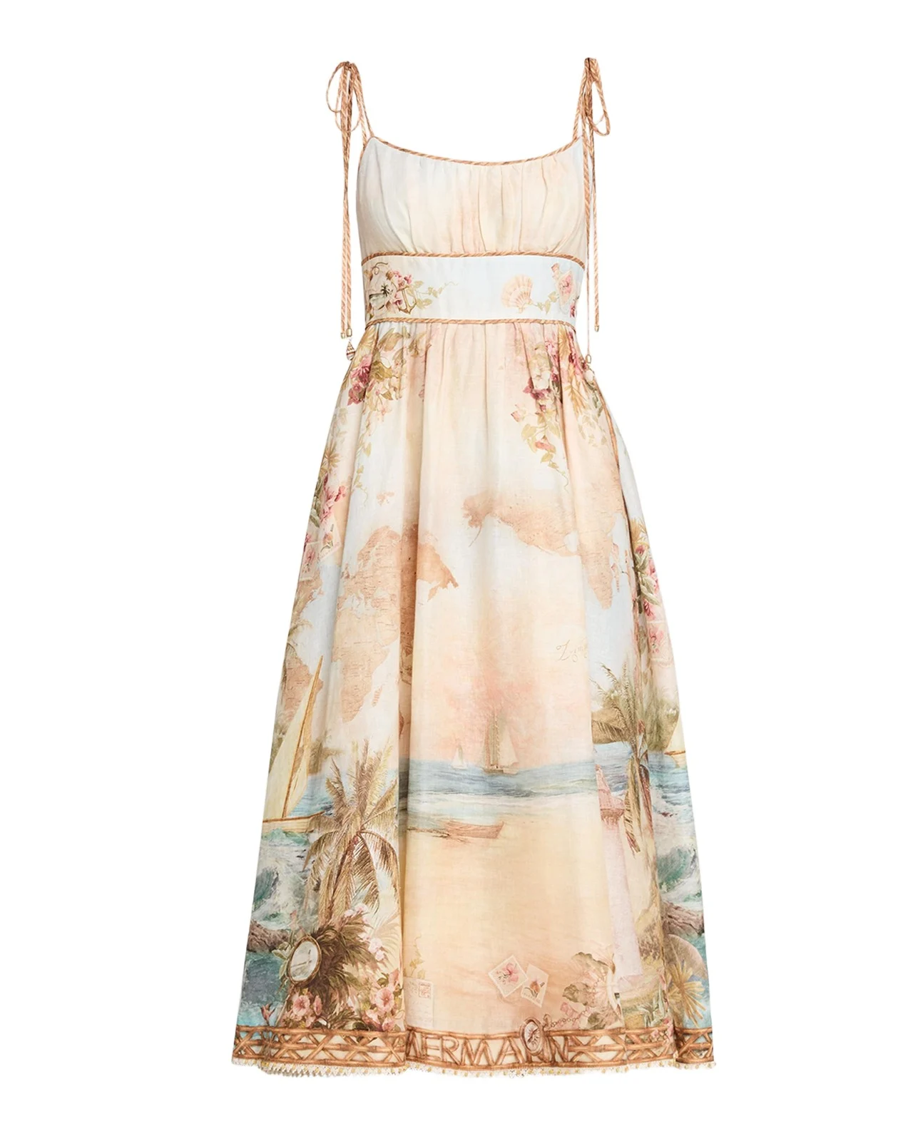 Zimmermann Mahon Picnic Midi Dress