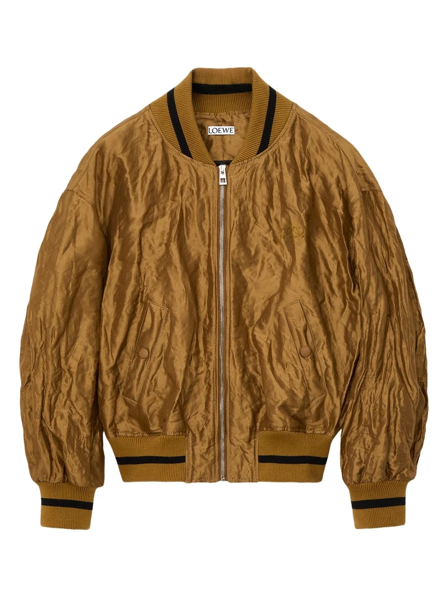 Loewe Satin Oversized Bomber Jacket