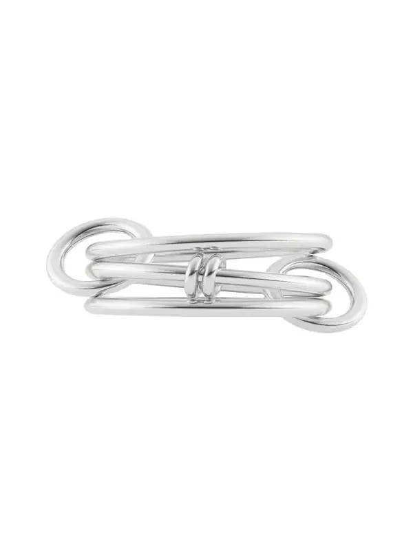 Acacia Silver Three-Link Ring Acacia Silver Three-Link Ring