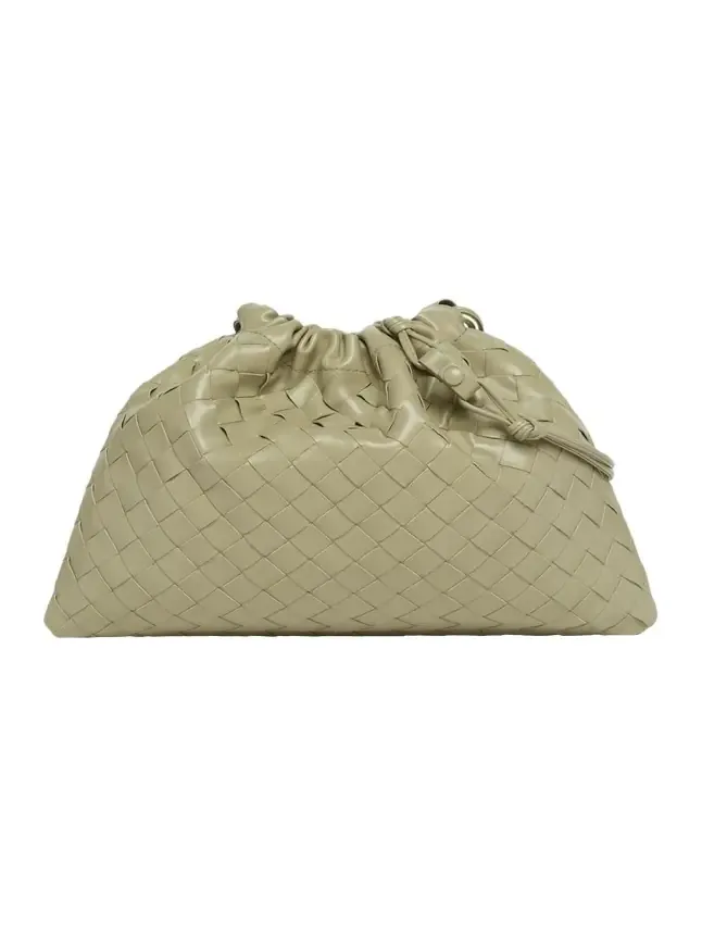 Bottega Veneta Medium Leather Pouch Bag