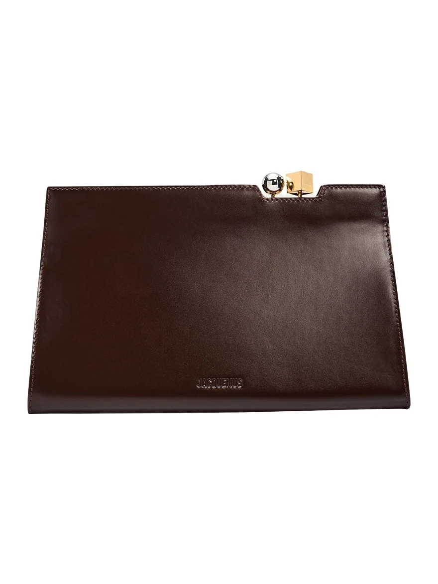 Le Salon Rond-Carre Leather Shoulder Bag Le Salon Rond-Carre Leather Shoulder Bag
