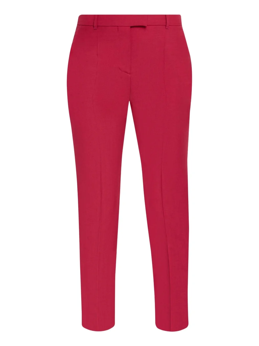 Certified Wool Mohair Slim-Leg Ankle Trousers Certified Wool Mohair Slim-Leg Ankle Trousers