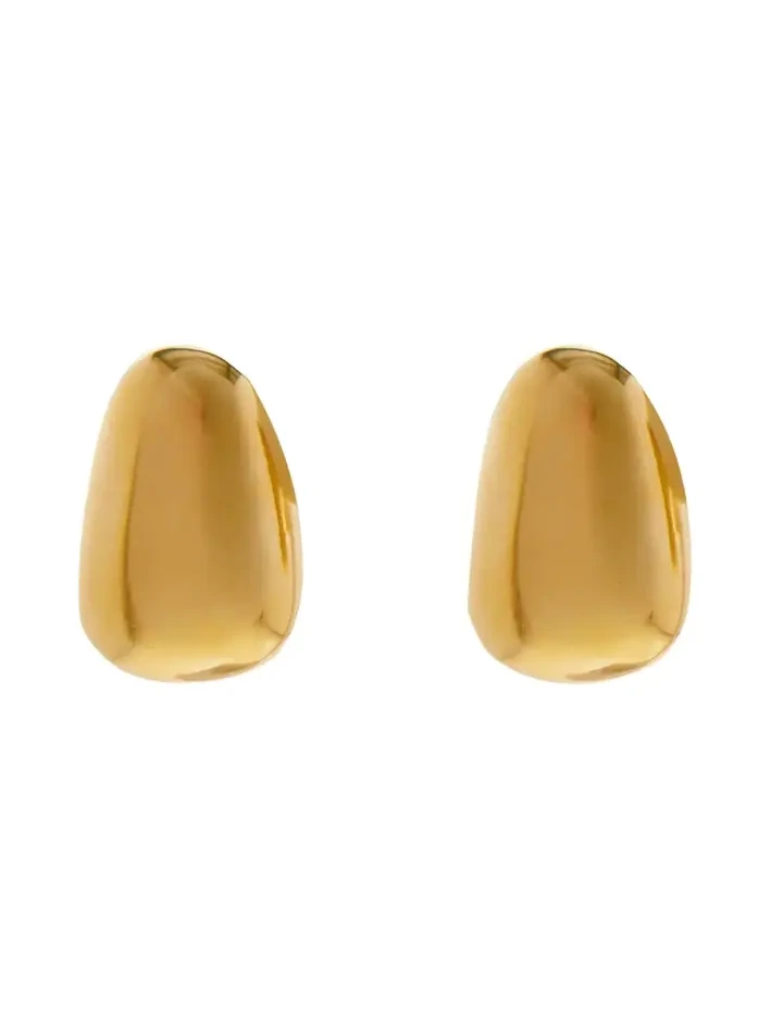 24K Gold Plated Huggie Earrings 24K Gold Plated Huggie Earrings
