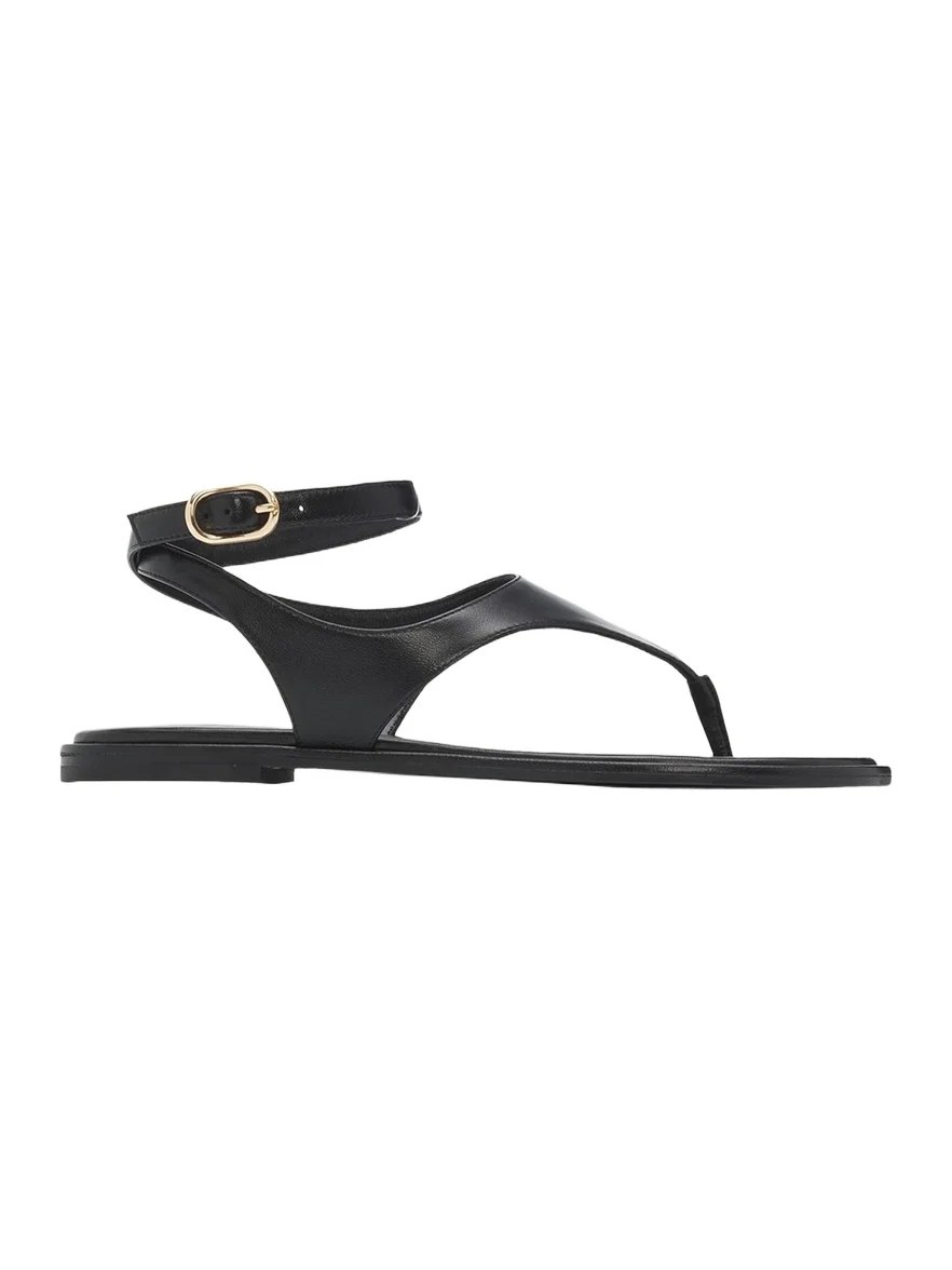 Marley Nappa Leather Flat Thong Sandals Marley Nappa Leather Flat Thong Sandals