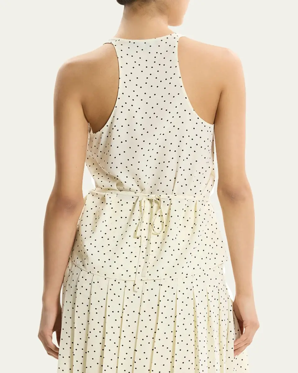 Theory Belted Halter Tank Top | Thumbnail 3