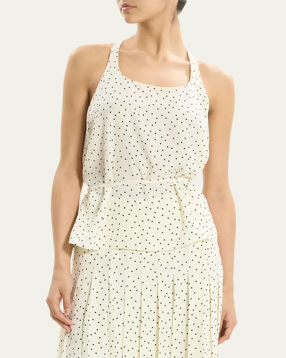 Theory Belted Halter Tank Top | Thumbnail 4